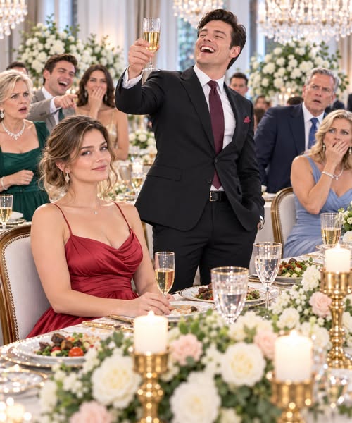 My fiancé raised his glass and said, ‘I need a prenup. I’m not risking my future because of her.’ Everyone waited for me to get angry. I just smiled. ‘Smart decision.’